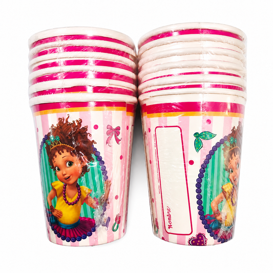 VASOS FANCY NANCY (6 Unid)