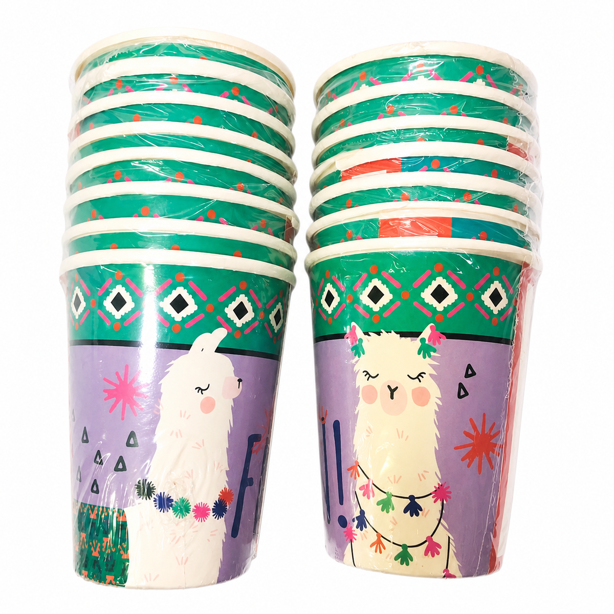 VASOS LLAMA FUN (8 Unid)