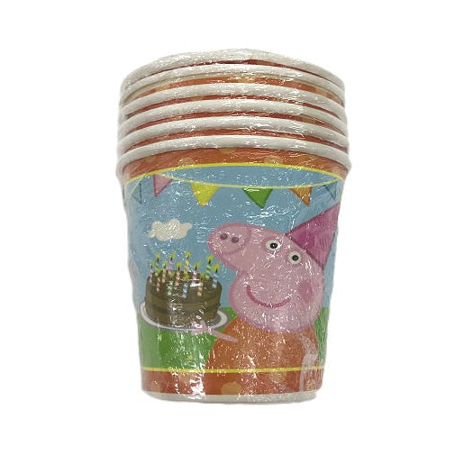 VASOS PEPPA PIG 6UNID