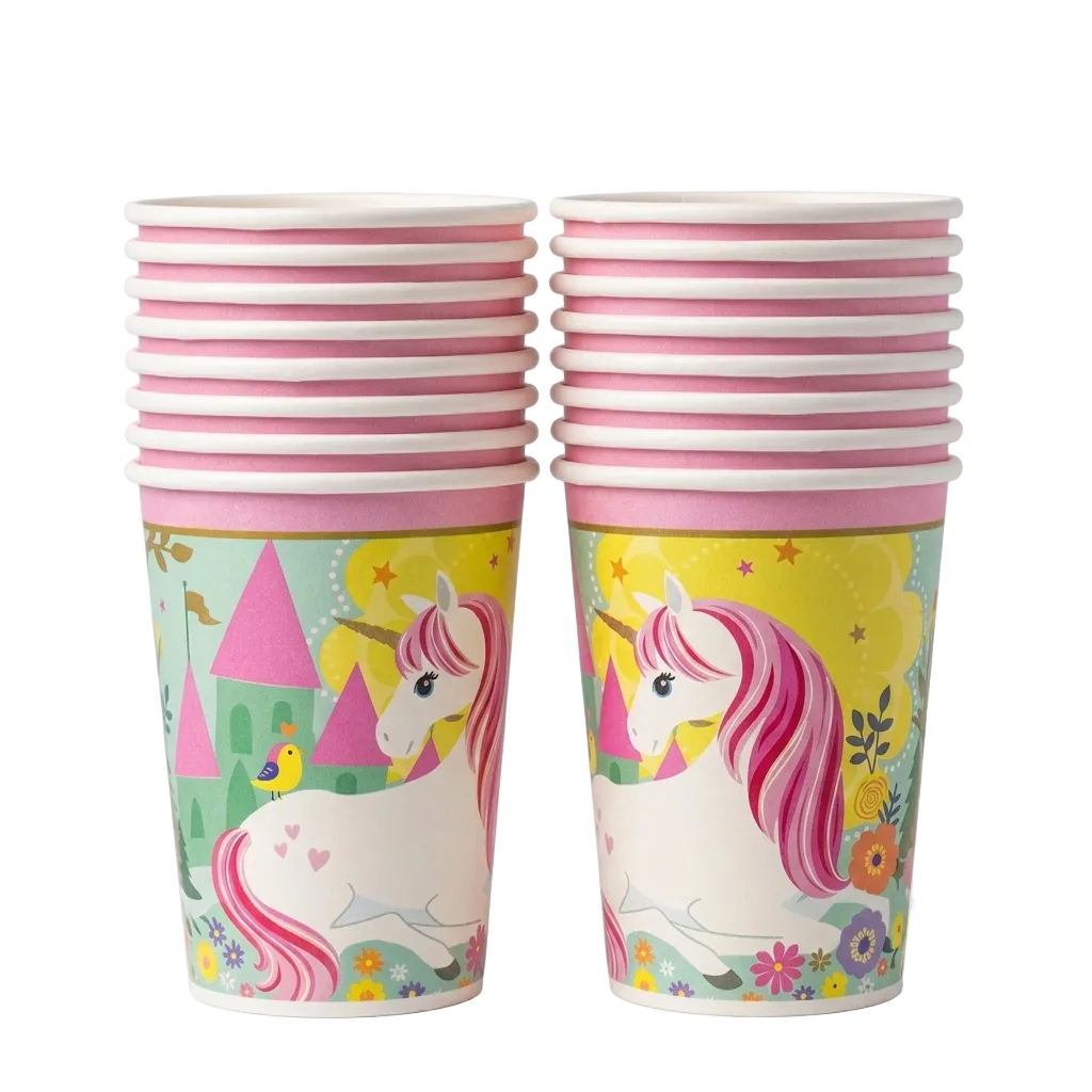 VASOS UNICORNIO (8 Unid)