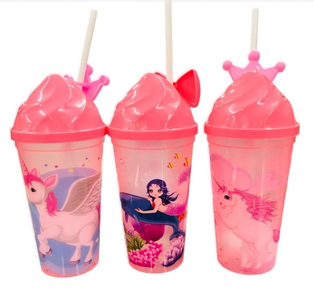 VASO TAPA UNICORNIO