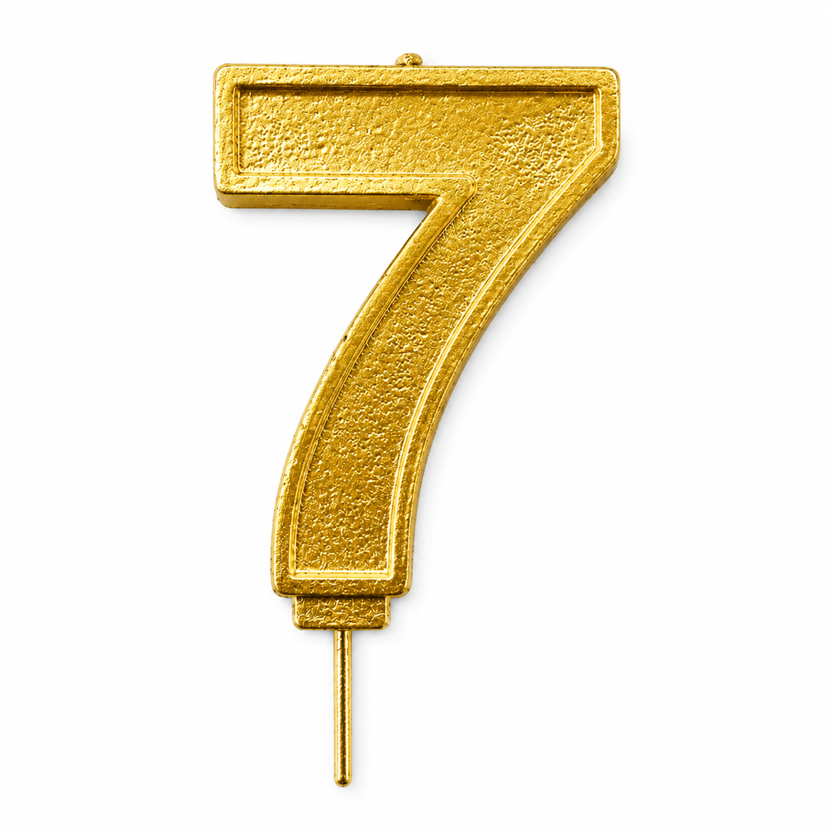 VELA NUMERO 7 DORADO
